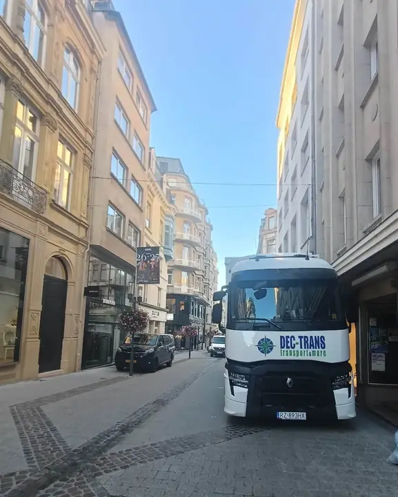 Dostawa w centrum – Luksemburg